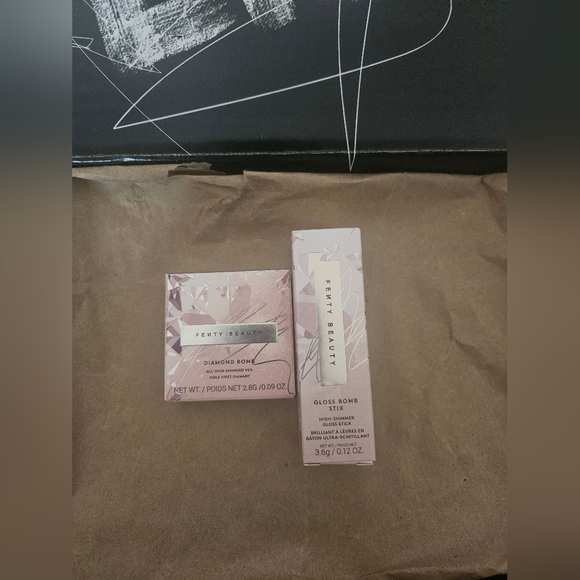 Fenty Beauty Other - Fenty Bundle All-over Diamond Veil & Gloss Bomb Stix -How many Carats?!